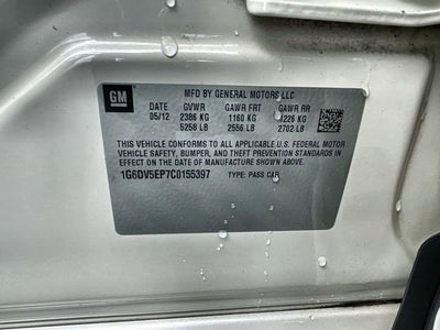 2012 Cadillac CTS-V Base