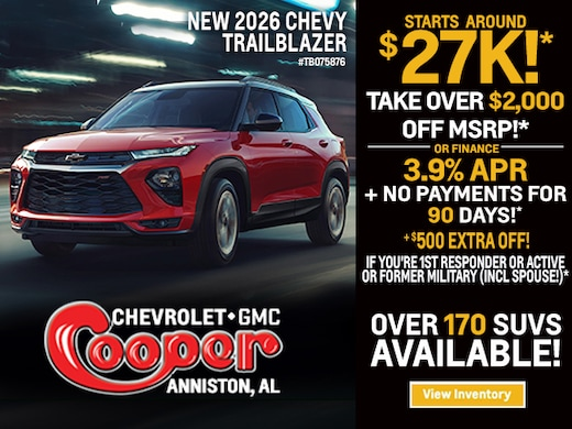 New 2026 Chevy Trailblazer