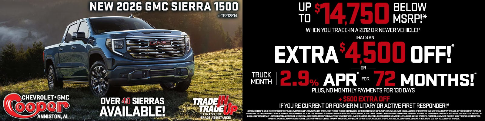 New 2026 GMC Sierra 1500
