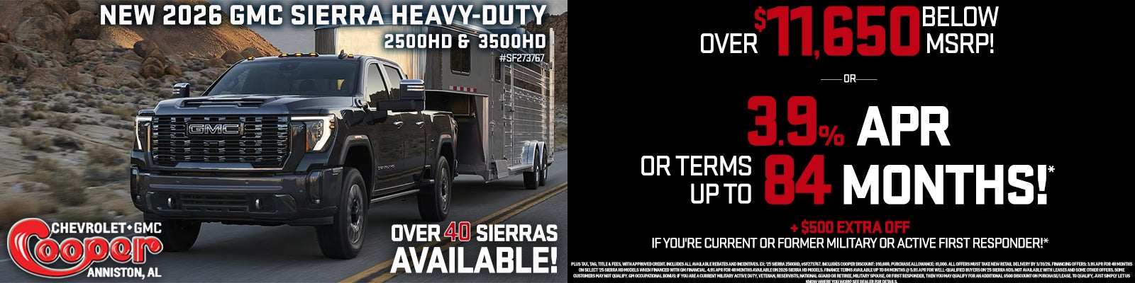 New 2026 GMC Sierra Heavy Duty