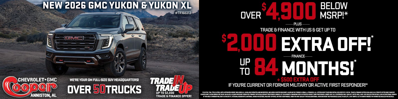 New 2026 GMC Yukon & Yukon XL