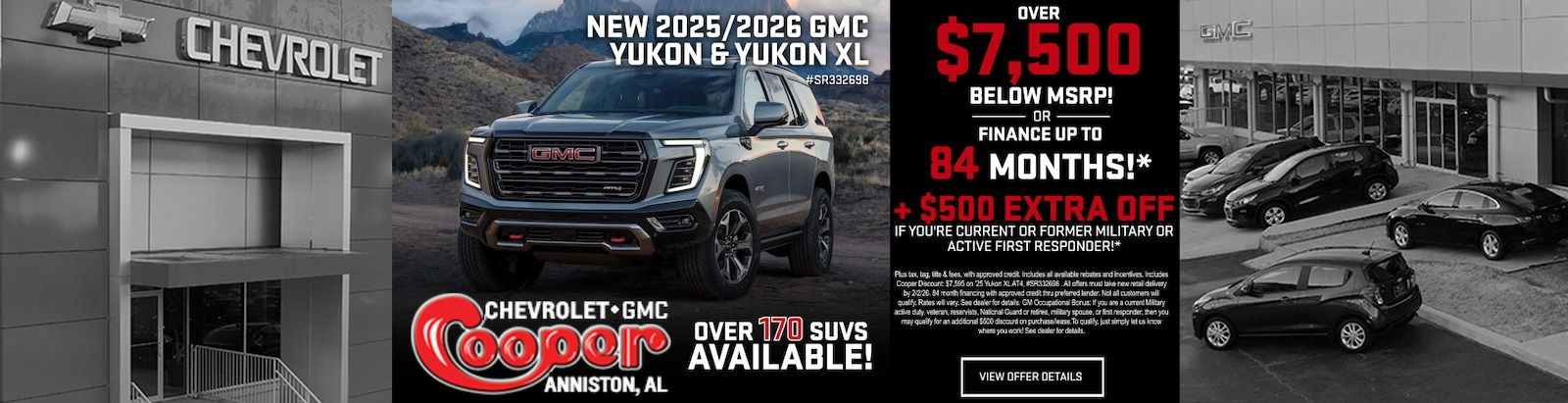 YUKON & YUKON XL at Cooper Chevrolet GMC in Anniston AL