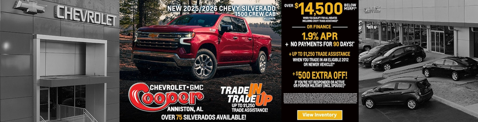Over $14,500 Below at Cooper Chevrolet GMC in Anniston AL