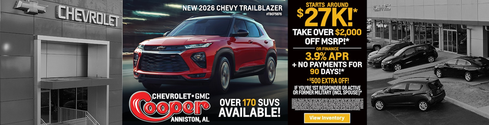 2026 CHEVY TRAILBLAZER at Cooper Chevrolet GMC in Anniston AL