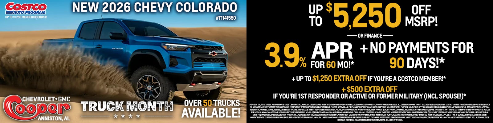 NEW 2026 CHEVY COLORADO