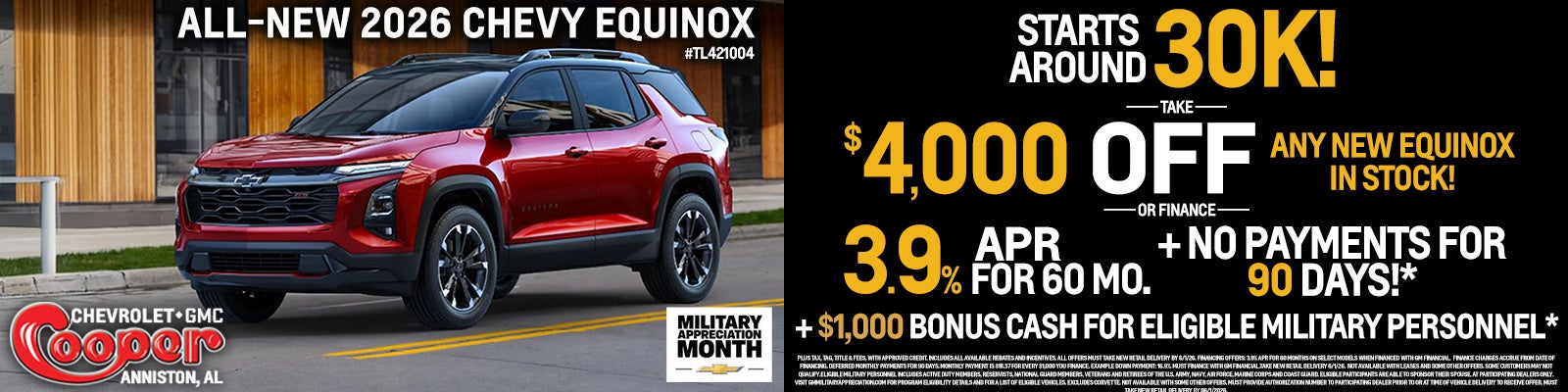 New 2026 Chevrolet Equinox