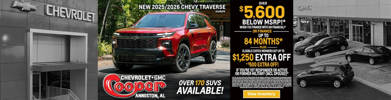 CHEVY TRAVERSE at Cooper Chevrolet GMC in Anniston AL