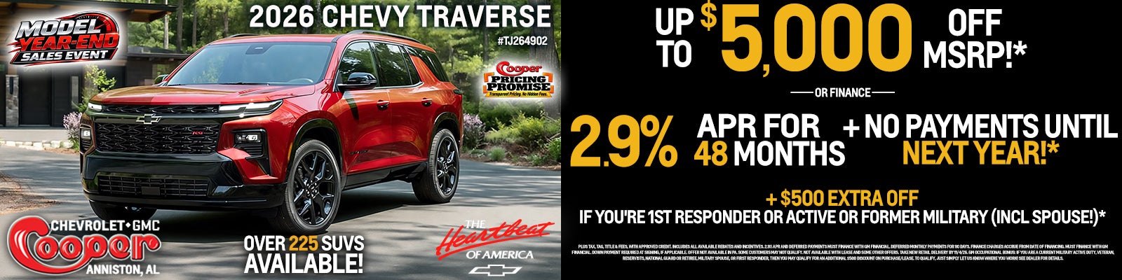 2026 CHEVY TRAVERSE