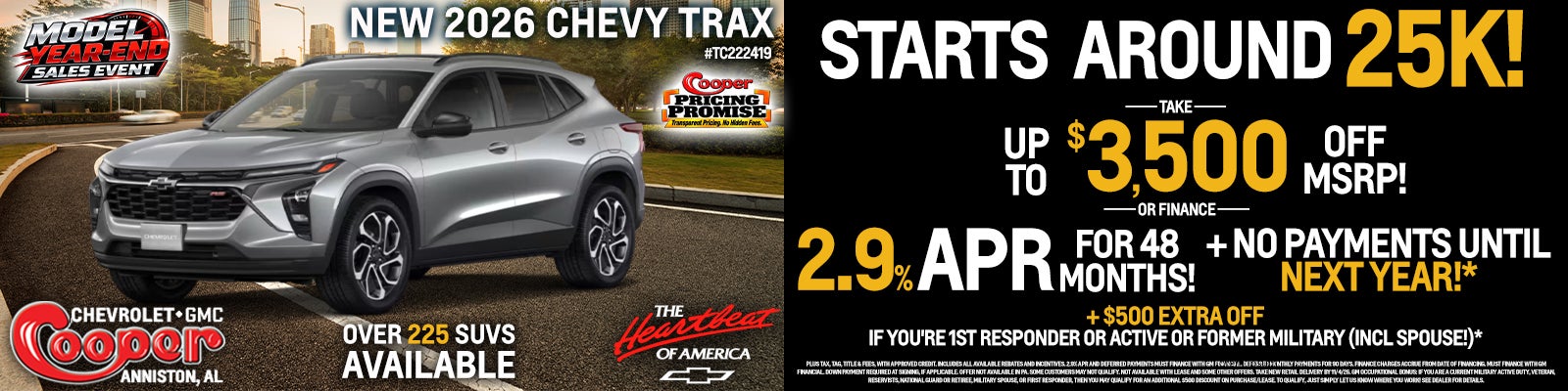 NEW 2026 CHEVY TRAX
