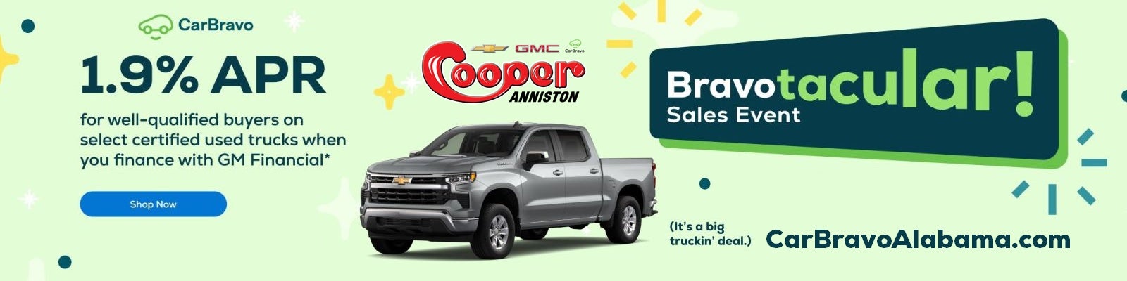 Car Bravo - Bravotacular! Sales Event