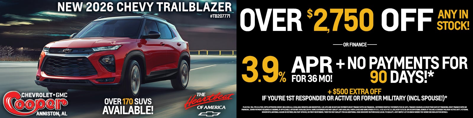 NEW 2026 CHEVY TRAILBLAZER