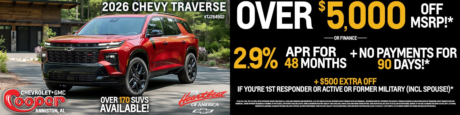 2026 CHEVY TRAVERSE