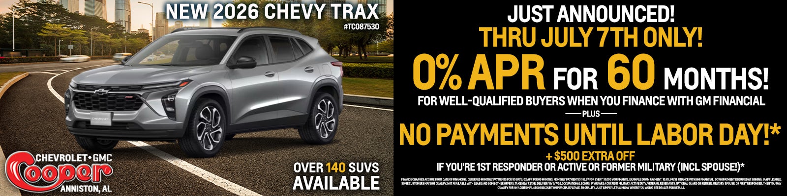 2026 Chevy Trax