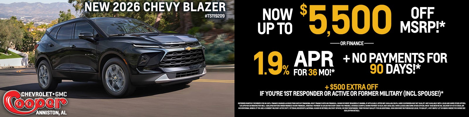 2026 Chevy Blazer