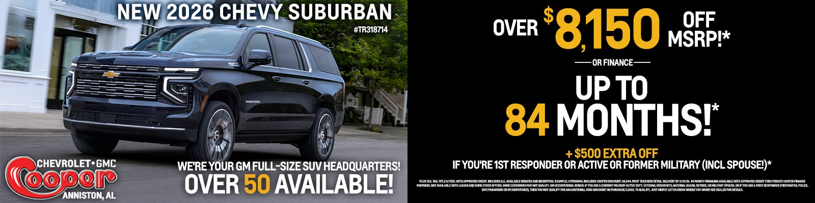 2026 Chevy Suburban