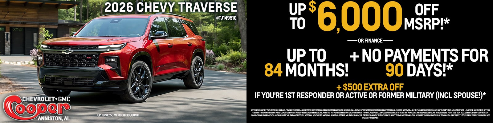 2026 Chevy Traverse