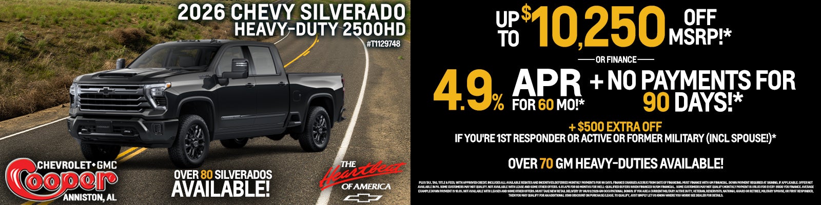2026 Chevy Silverado Heavy Duty 2500 HD