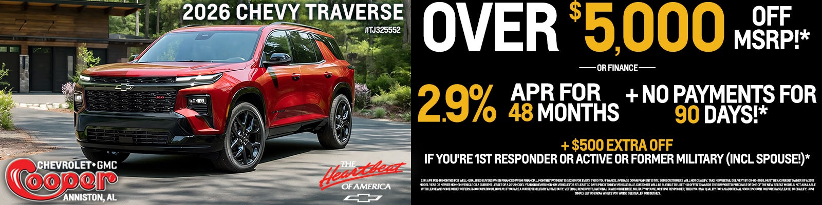 2026 Chevy Traverse