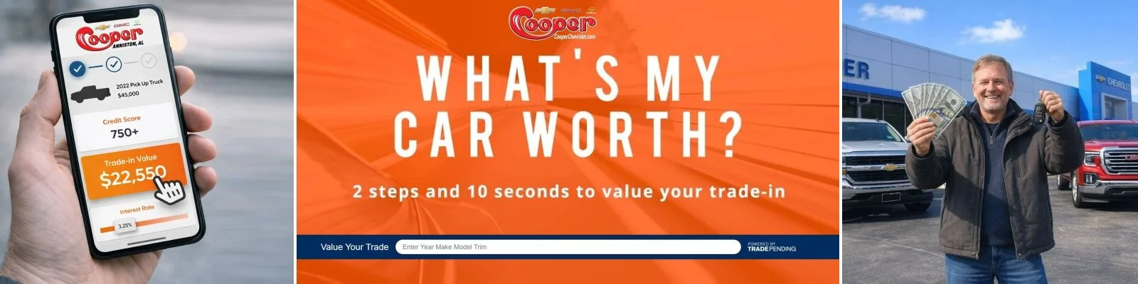 What's My Car Worth at Cooper Chevrolet in Anniston AL